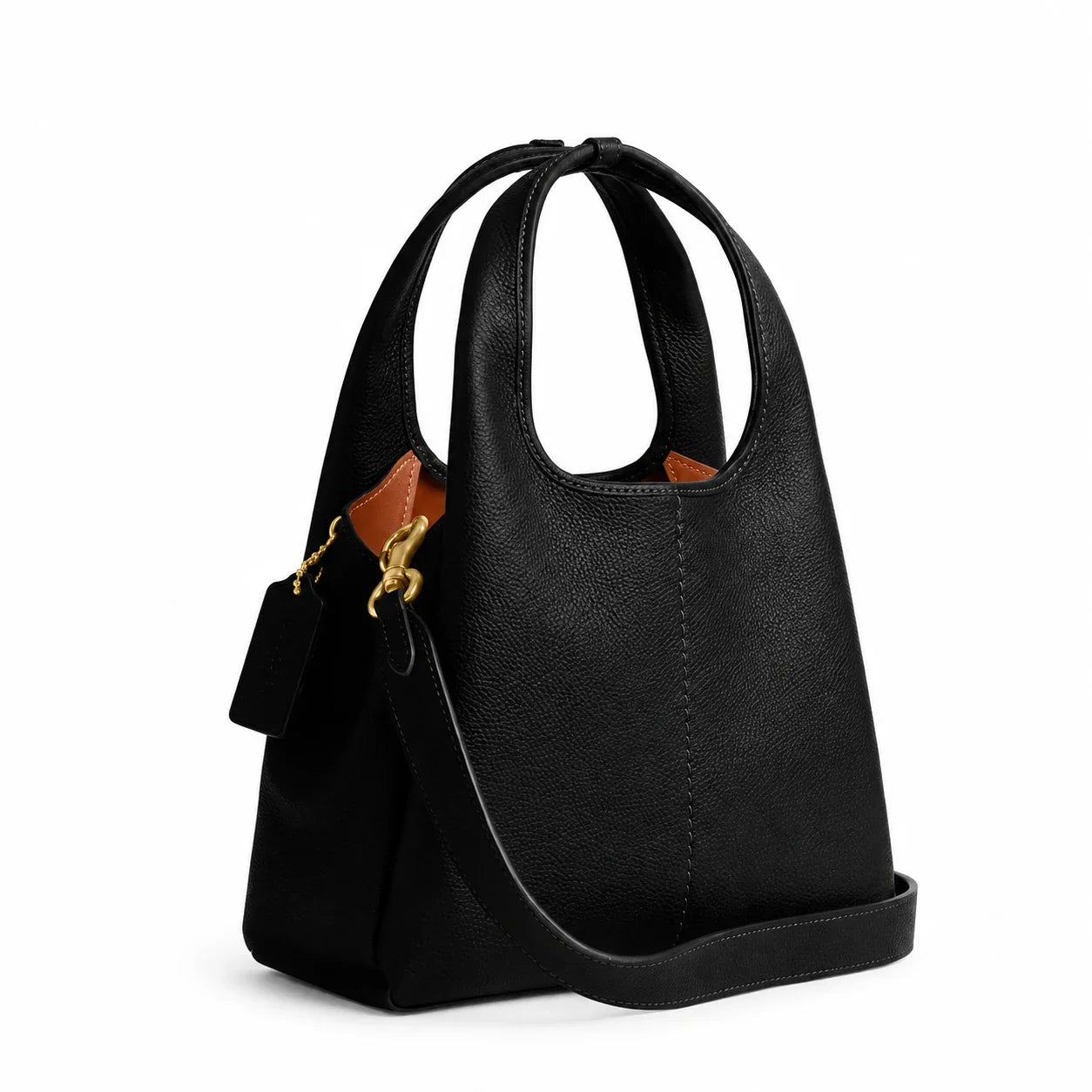 The Lana Shoulder Bag 23 – Brass/Black
