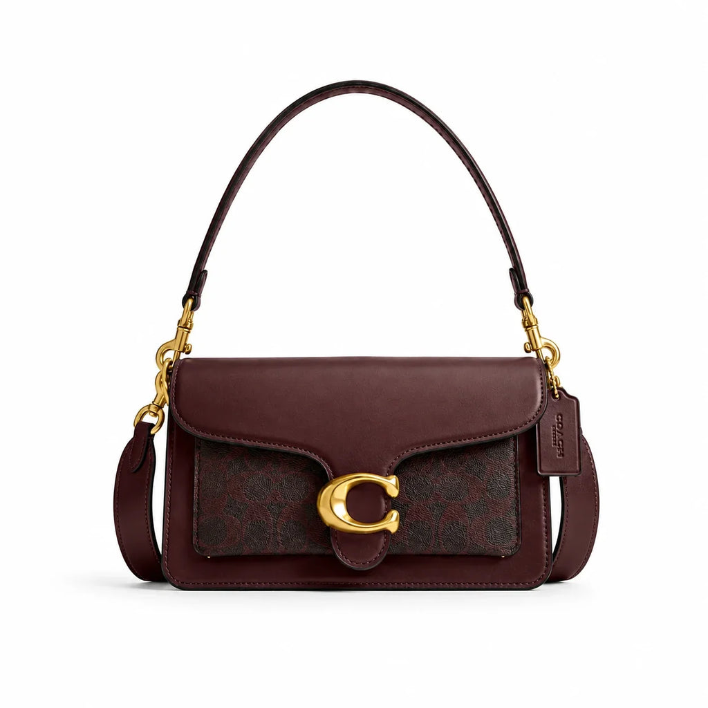 Tabby Shoulder Bag 26 - Brass/Maple