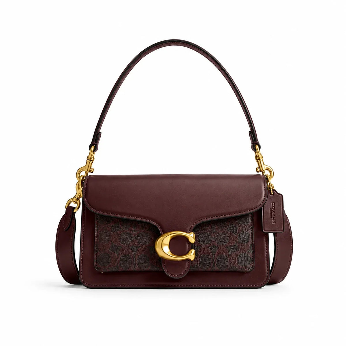 Tabby Shoulder Bag 26 - Brass/Maple