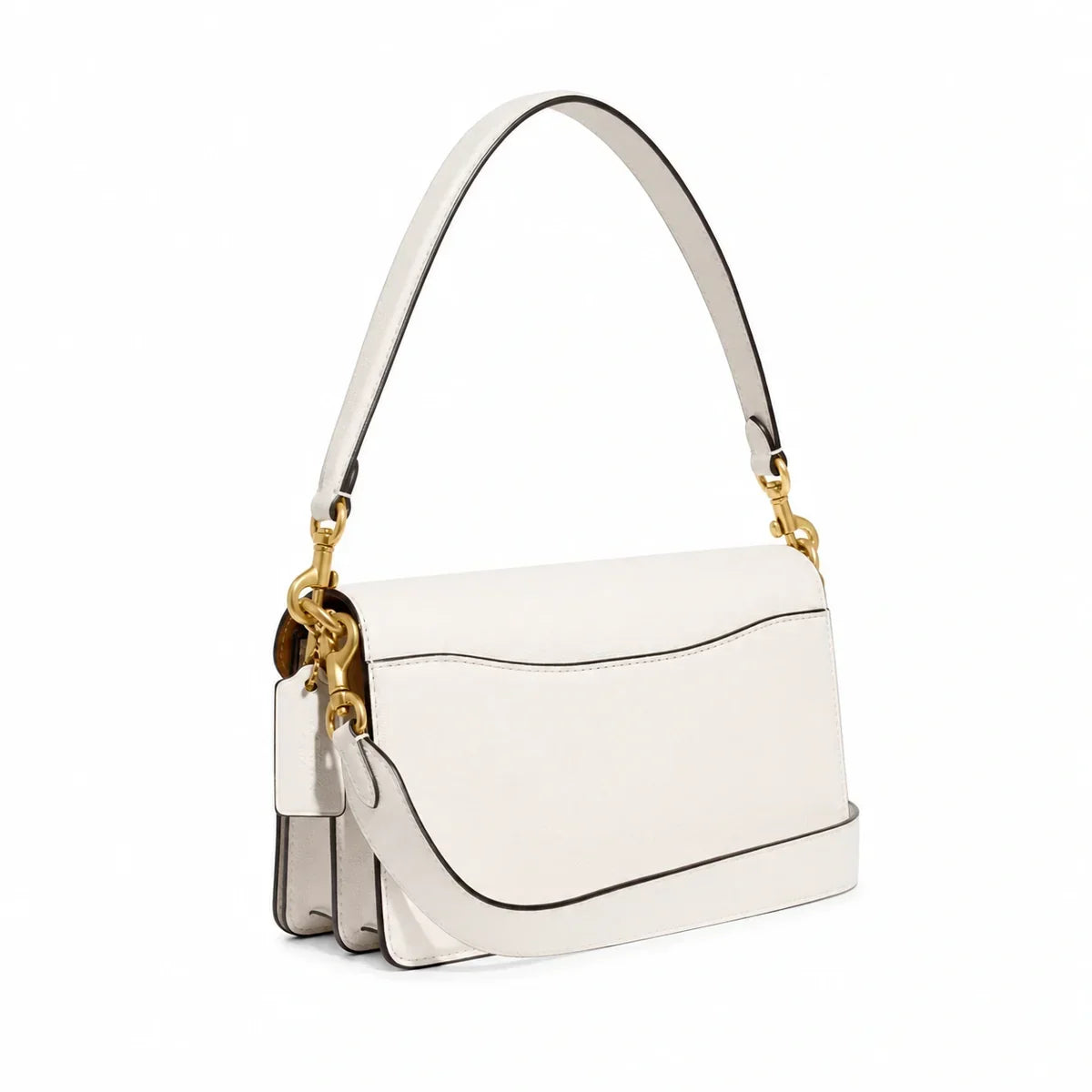 Tabby Schultertasche 26 – Messing/Kreide